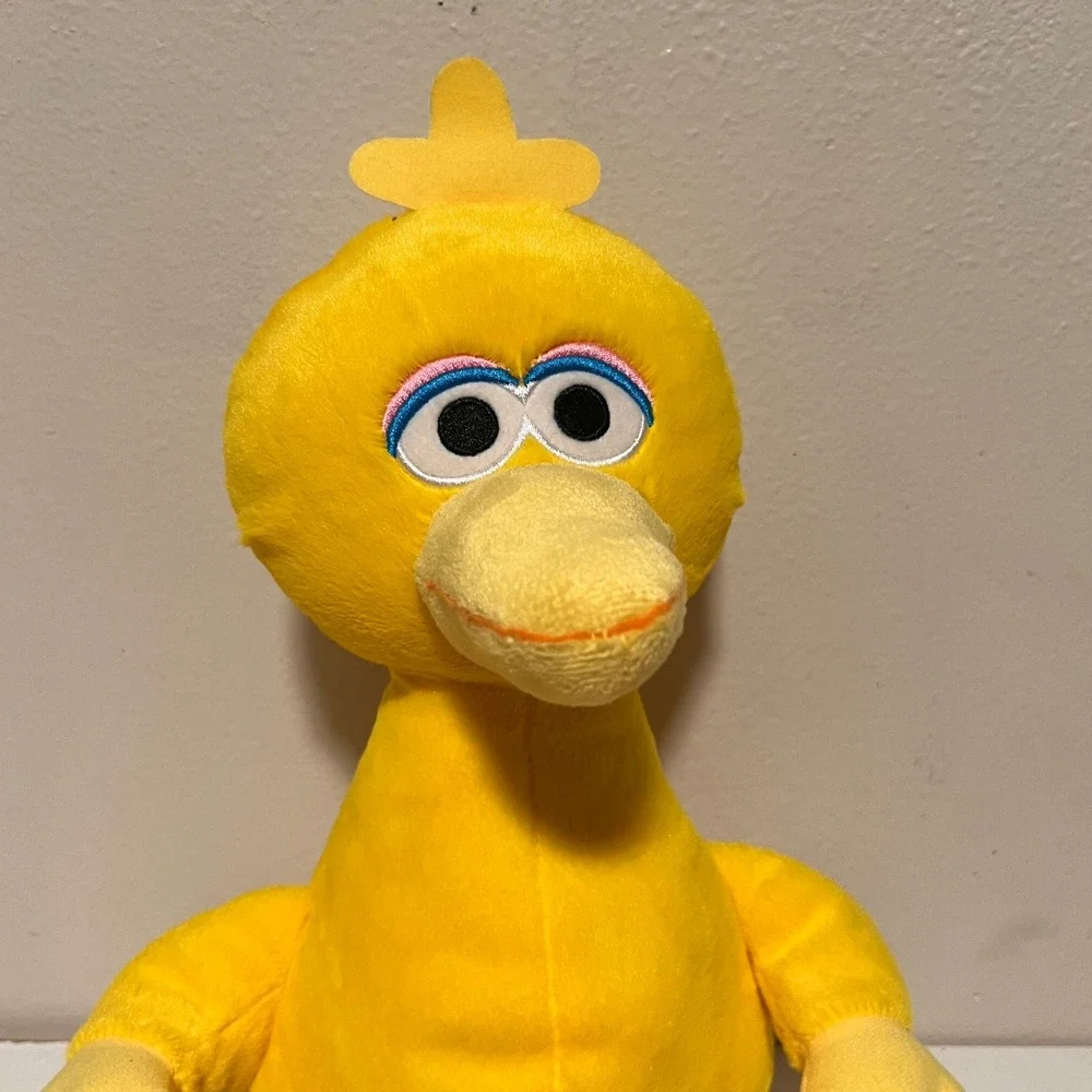 Sesame Street 19in Big‎ Bird Plush Toy Yellow  2024 Just Play Retro Sunny Days